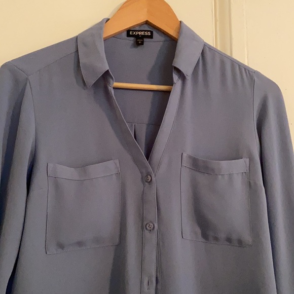 Express ruffled button down - Picture 3 of 3